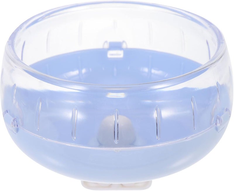 Small Pet Running Wheel Silent Hamster Exercise Wheel 12cm Blue Plastic Quiet for Hamsters Gerbils and Small Animals - Image 1