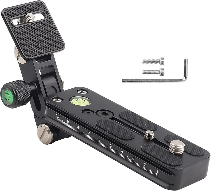 EVTSCAN Telephoto Lens Support Bracket,Telephoto Zoom Lens Bracket Set Long Focus Camera Support Quick Release Plate Bird Watching(F120-38) - Image 1