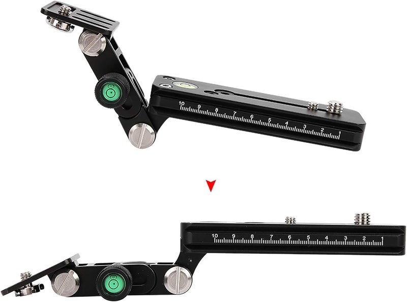EVTSCAN Telephoto Lens Support Bracket,Telephoto Zoom Lens Bracket Set Long Focus Camera Support Quick Release Plate Bird Watching(F120-38) - Image 4