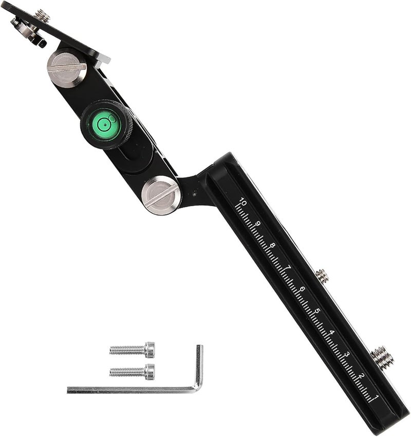 EVTSCAN Telephoto Lens Support Bracket,Telephoto Zoom Lens Bracket Set Long Focus Camera Support Quick Release Plate Bird Watching(F120-38) - Image 2