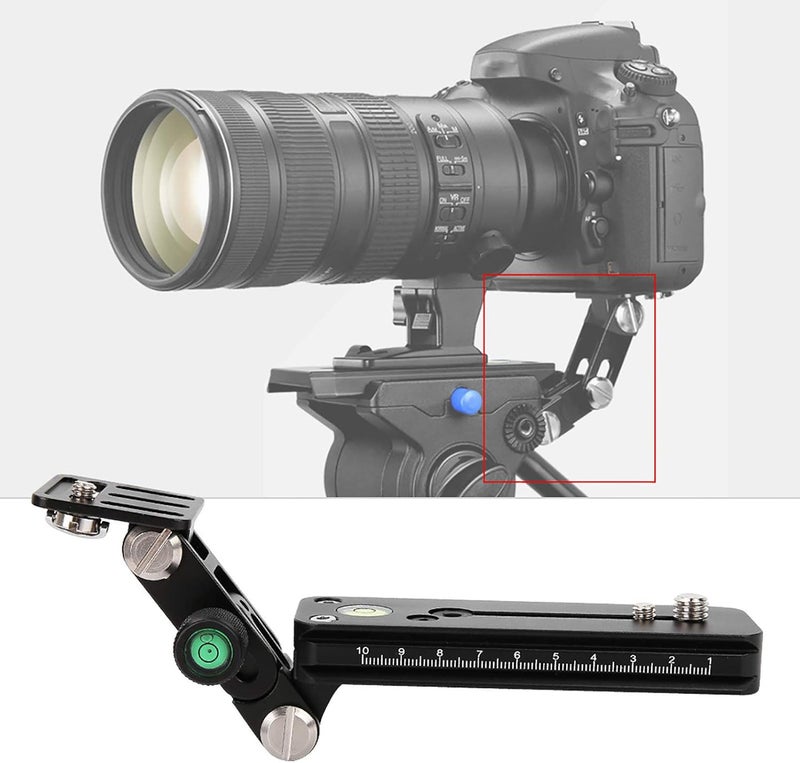 EVTSCAN Telephoto Lens Support Bracket,Telephoto Zoom Lens Bracket Set Long Focus Camera Support Quick Release Plate Bird Watching(F120-38) - Image 5