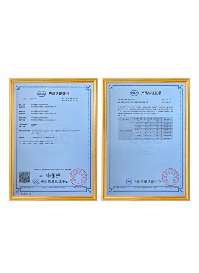 5V1A Power Adapter Display CQC Certification 12V1.5A Standard Router Set-top Box Intelligent Power Supply-Color:5v1a White 3c Certification-Specification:DC５.５＊２.５＊１０MM
