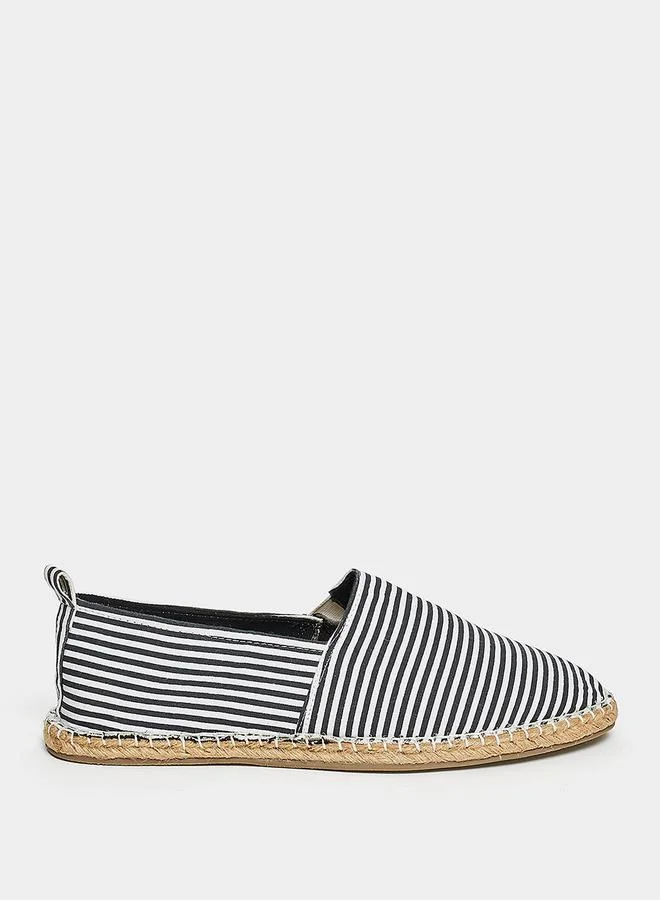Styli Striped Canvas Espadrille Casual Shoes