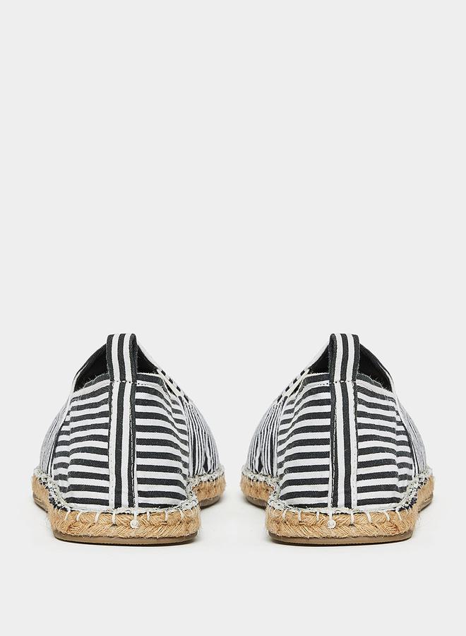 Styli Striped Canvas Espadrilles - Image 3