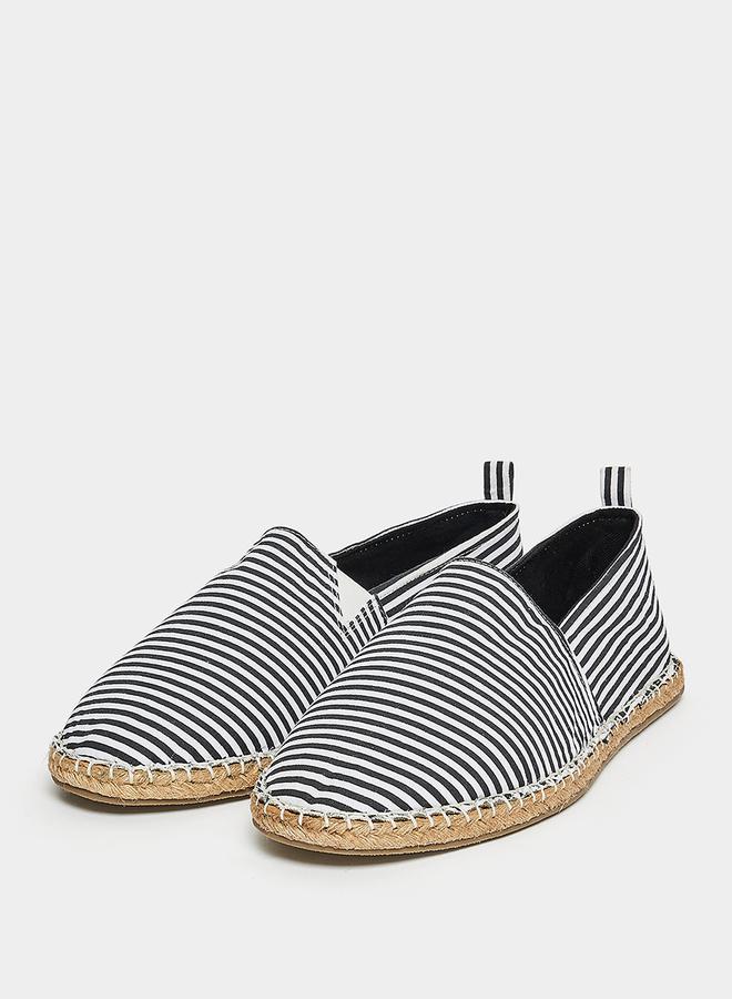 Styli Striped Canvas Espadrilles - Image 2