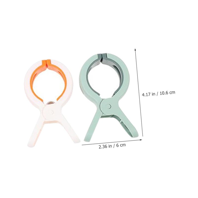 6pcs Large Windproof Clips for Beach Towels Blankets Clothes and Cruise Chairs Strong Grip - Image 3