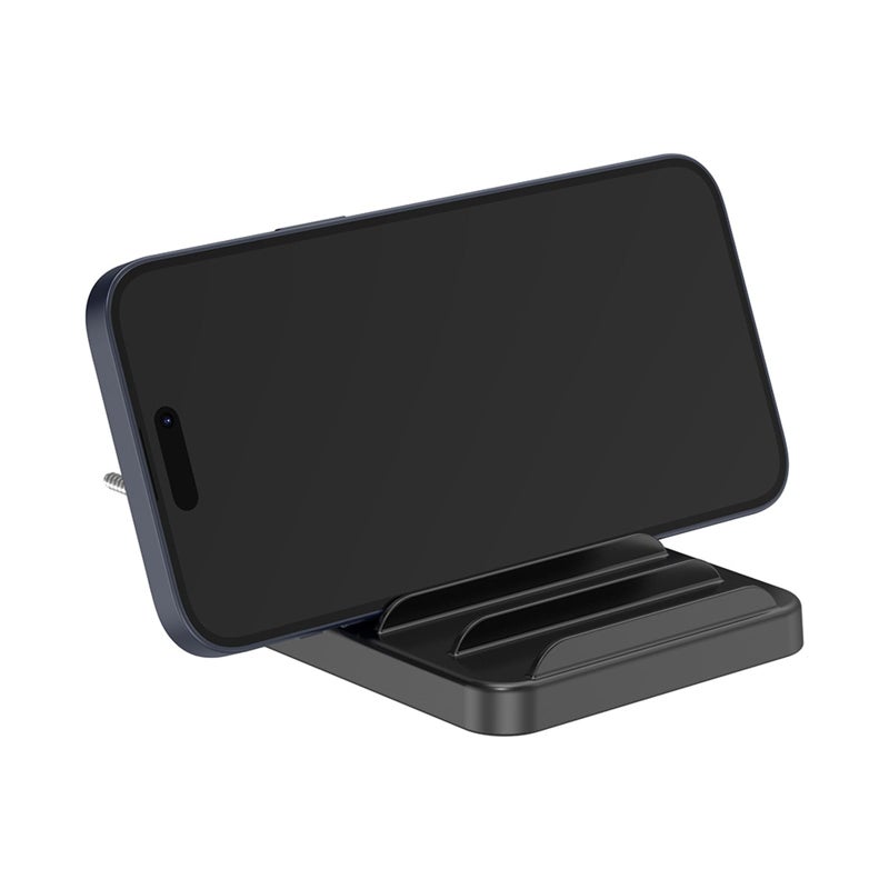 Adjustable Wall Mounted Tablet And Phone Holder Bracket For Electronic Devices White - Image 5