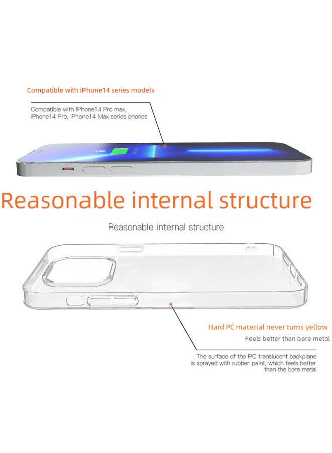 Digital Computer/For Iphone Protective Case For Iphone Case-Color:[PC Through Purple Shell] Not Scratch-Applicable Model:For Iphone 16plus