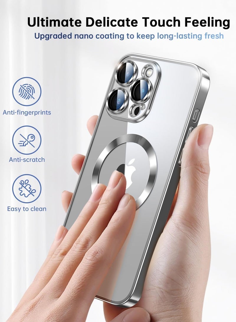 MagSafe Compatible Case Cover For Apple iPhone 15 Pro Clear - Image 4