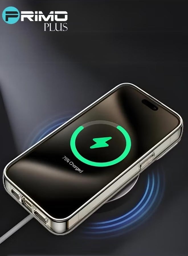 MagSafe Compatible Case Cover For Apple iPhone 15 Pro Clear - Image 5