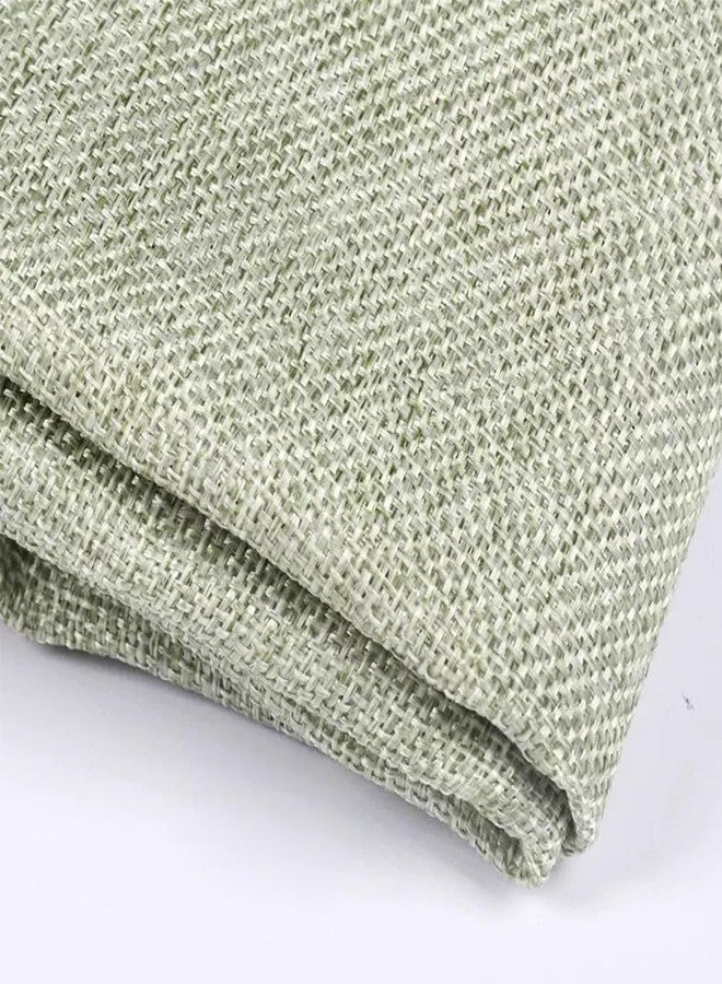 Flushbay Speaker Grill Cloth Linen Single Layer Speaker Fabric Protective Dustproof Mesh Cloth Stereo Fabric Replacement for Home Stage Speakers, Media Cabinet, KTV Box (Light Green, 50 * 146cm) - Image 1
