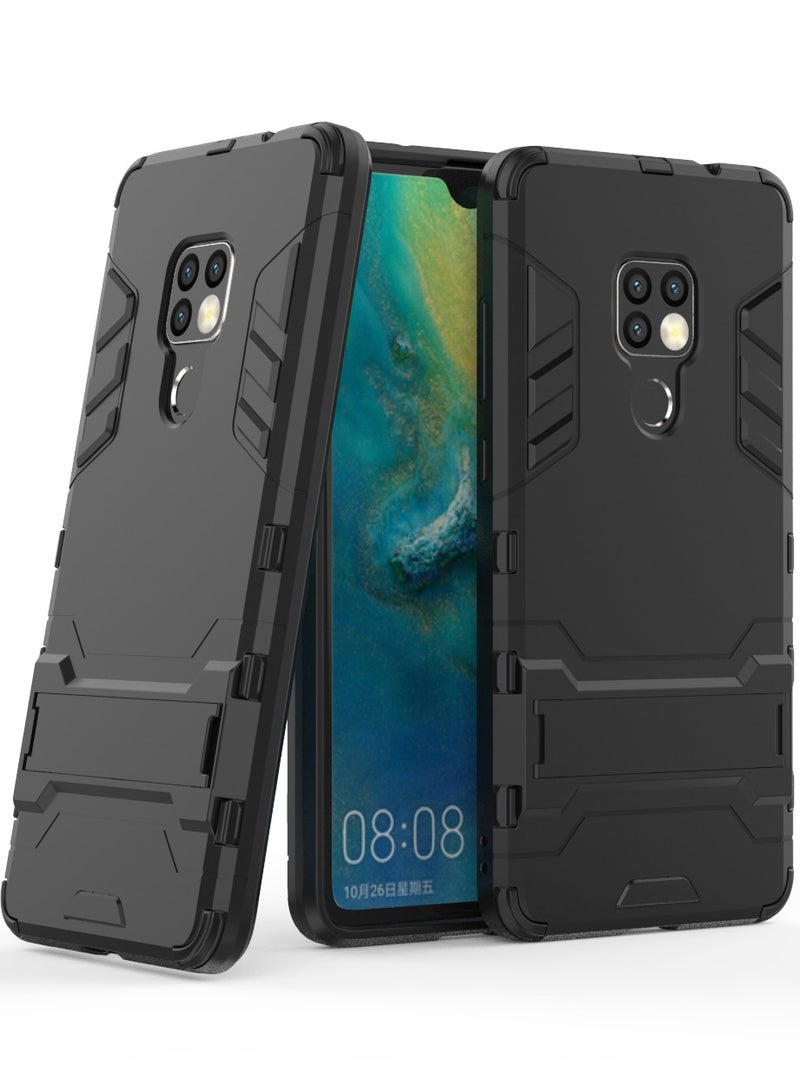 جراب حمايه مقاوم للصدمات مع مسند في الظهر متوافق مع Mate 20 ( اسود ) - Image 2