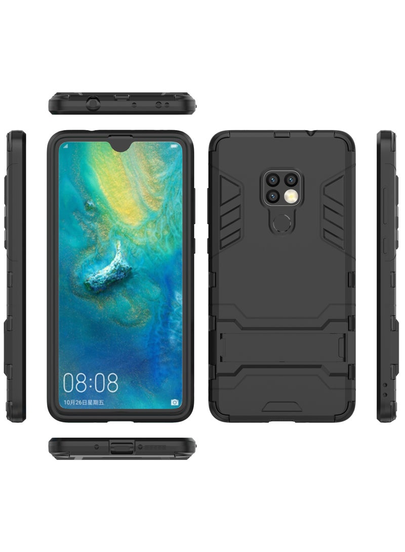 جراب حمايه مقاوم للصدمات مع مسند في الظهر متوافق مع Mate 20 ( اسود ) - Image 4