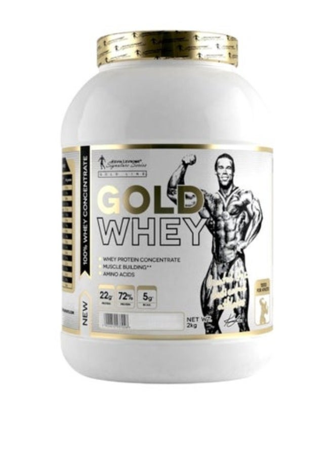 KEVIN LEVRONE - Gold Whey, 100% Whey Concentrate, Bunty Flavor, 2kg - Image 1