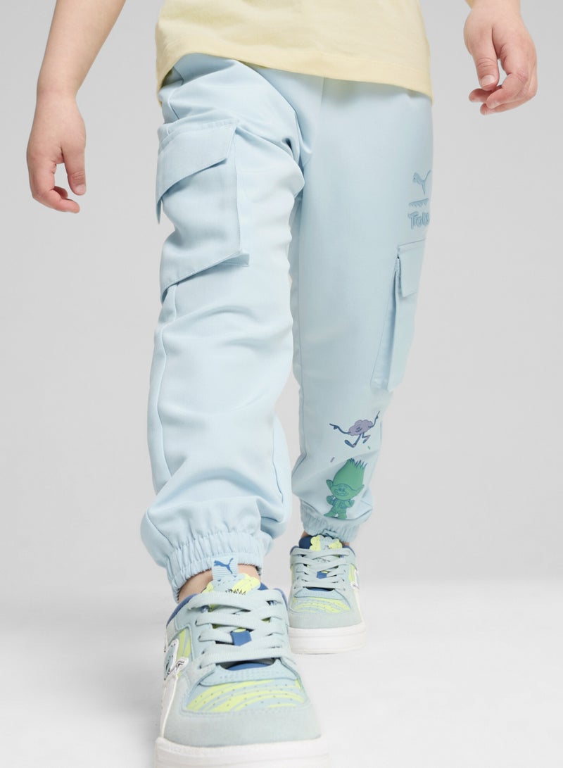 بوما بنطال كارجو للأطفال من PUMA x TROLLS - Image 1