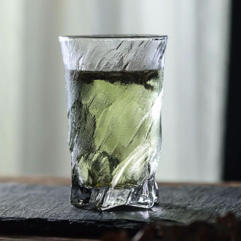 BLISS START Elegant 250 ml Glasses Set of 3 Transparent Drinking Water Glass Set Glass Tumbler for Water Cold Drink Juice Dishwasher Safe for Daily Use Gifting - Image 3