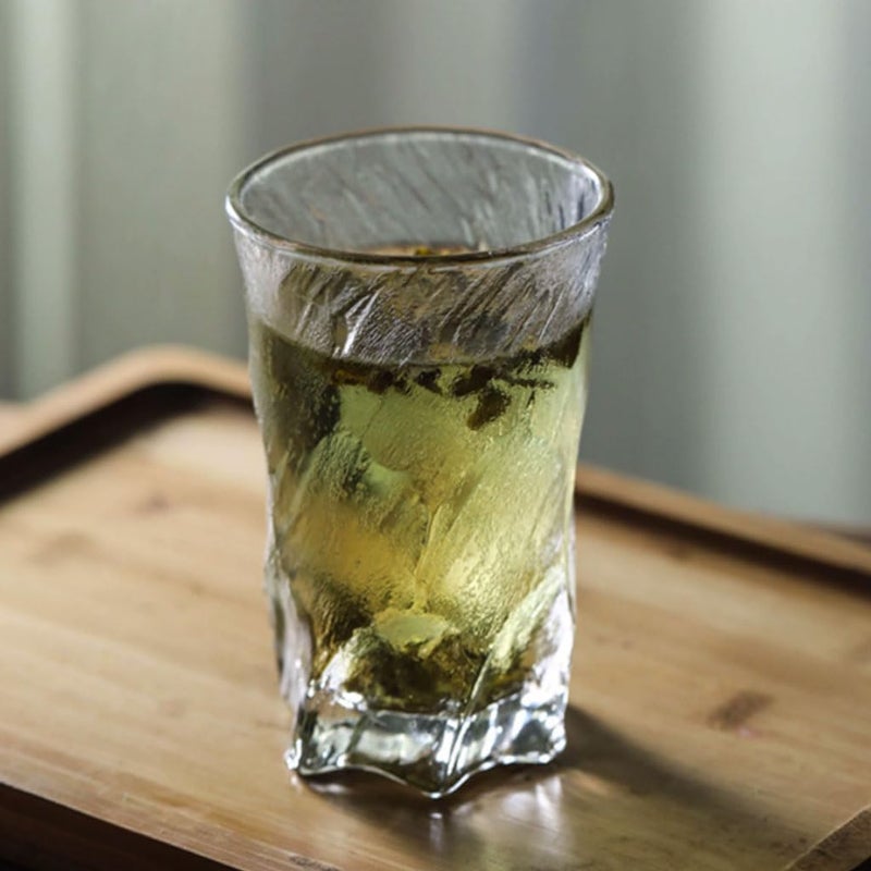 BLISS START Elegant 250 ml Glasses Set of 3 Transparent Drinking Water Glass Set Glass Tumbler for Water Cold Drink Juice Dishwasher Safe for Daily Use Gifting - Image 1