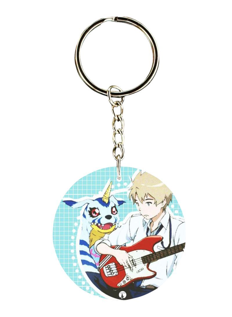 RKN Anime Digimon Printed Keychain