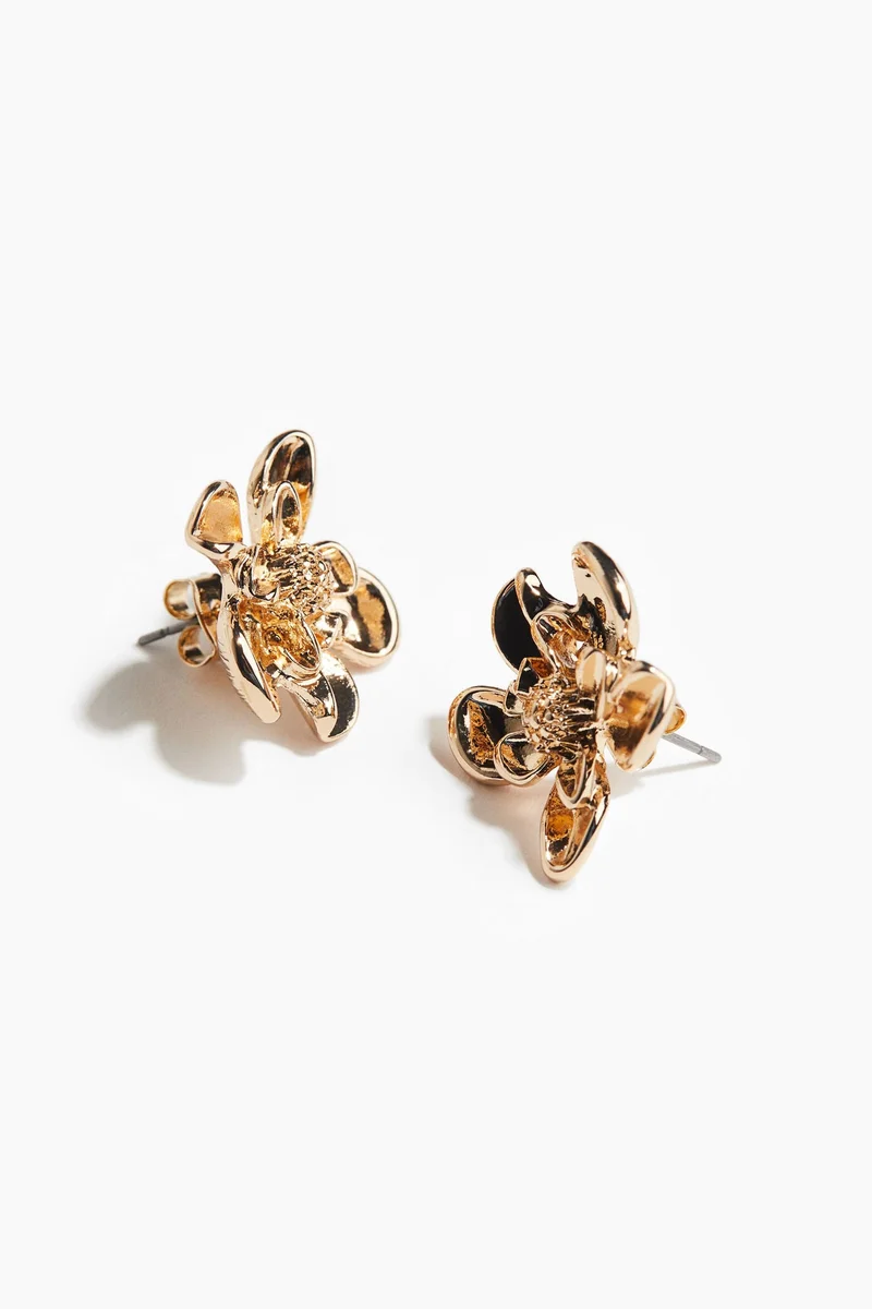 H&M Flower-shaped stud earrings