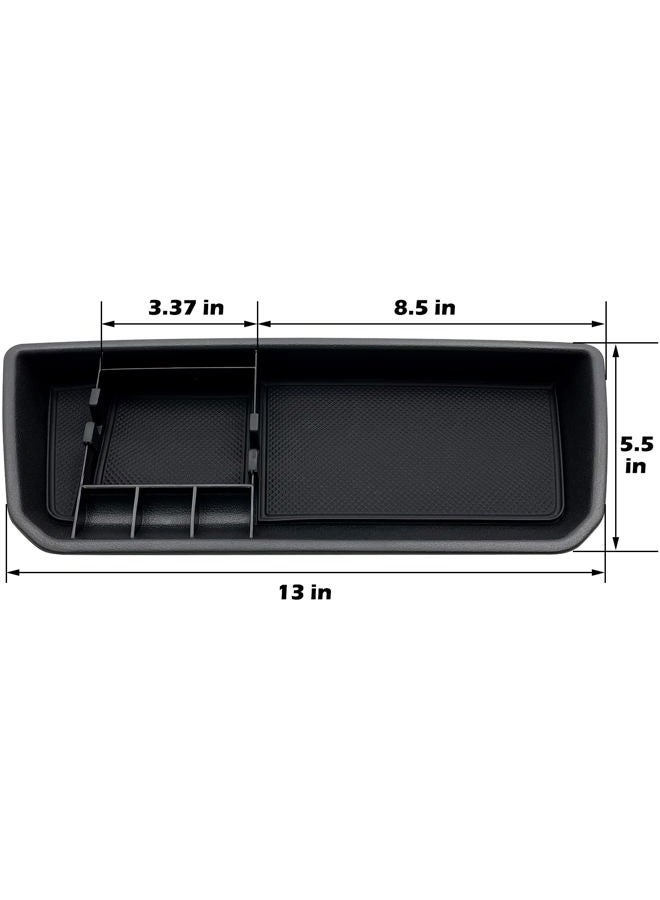 EVTIME Center Console Organizer fit for VW Atlas and Cross Sport 2018 2019 2020 2021 2022 2023 Interior Storage Box Accessories - Image 3