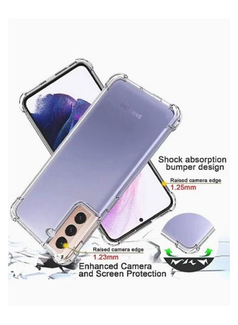 فيسوس واضحة الصدمات الكامل للجسم المضاد للفرش الواضحة تغطية TPU Cover لـ Samsung S 22 Plus - Image 2