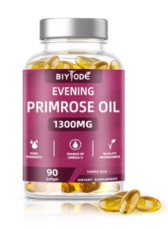 BIYODE Evening Primrose Oil Softgels 1300 Mg 90Count  - Image 1