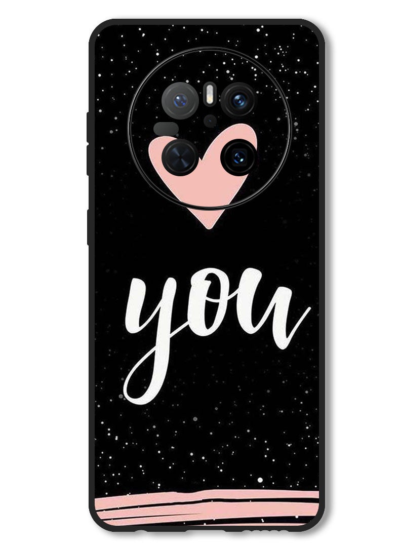 Theodor Case Compatible with Huawei Mate 70 Protection Shockproof Bumper Cover You  Heart - Image 1