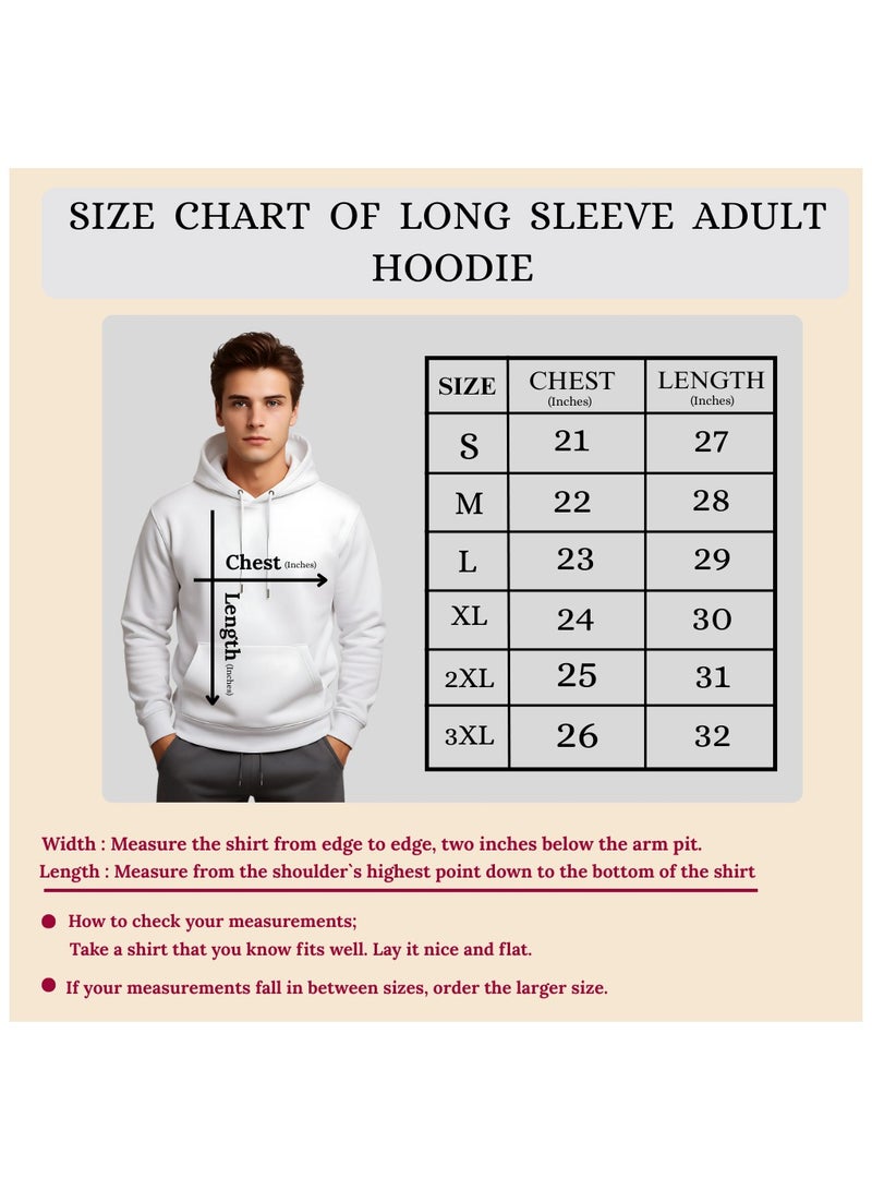 برينت شوب فور مي هوديس عيد الميلاد للرجال - بلوفر بغطاء للرأس من القطن الناعم مع رباط - هوديي بأكمام طويلة للشتاء - مثالي لاحتفالات العطلات، ملابس غير رسمية - Image 2