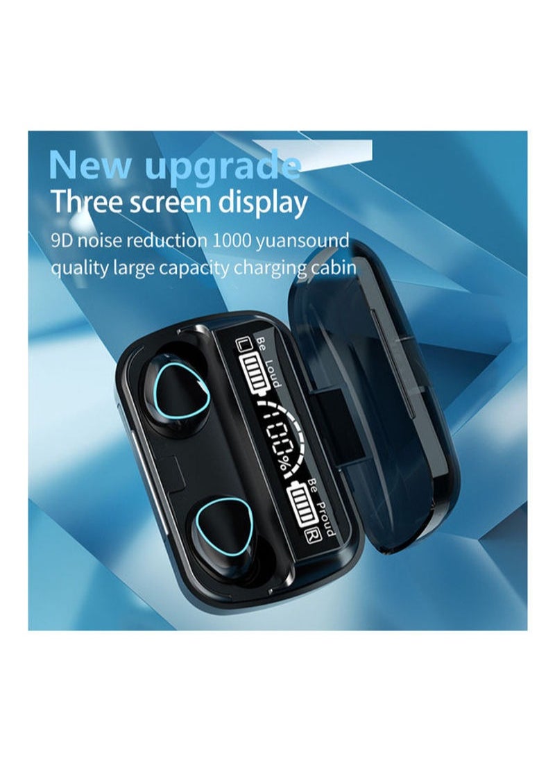 M10 BT In-Ear BT Earphones,Wireless Bluetooth Headphones with LED-Digital Display Touch-Control and Bluetooth Headphones Compatible with iOS Android