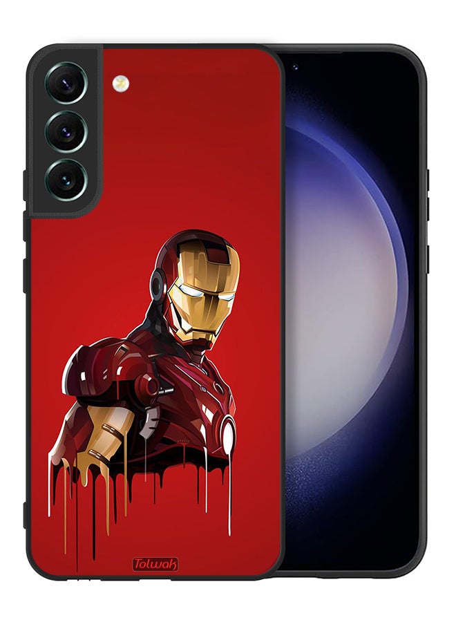 Tolwak Samsung Galaxy S22 5G Protective Case Cover Iron Man Art - Image 2