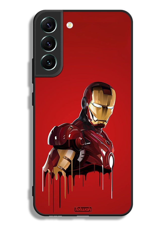 Tolwak Samsung Galaxy S22 5G Protective Case Cover Iron Man Art - Image 3