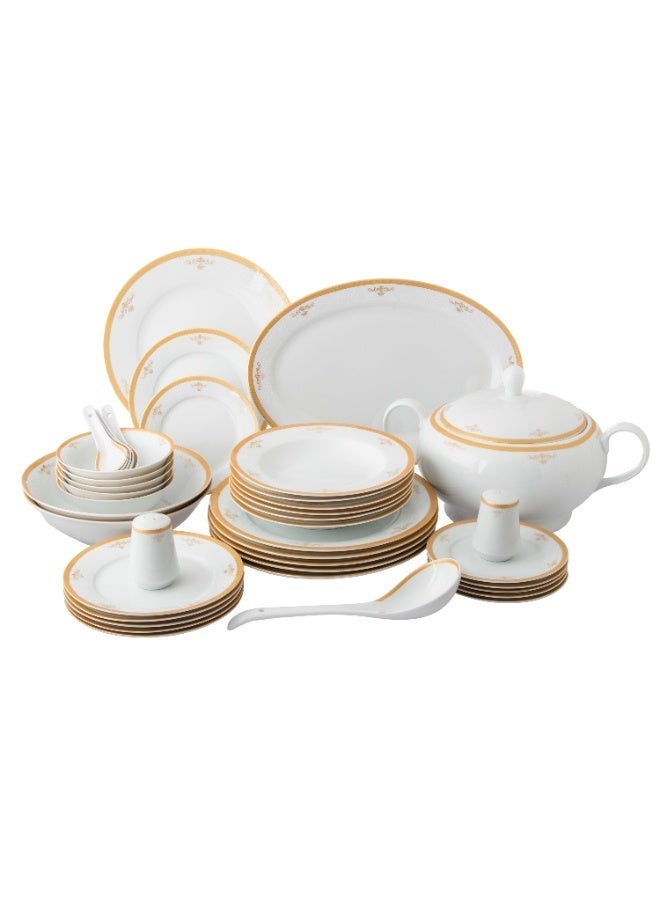 Dania 45-piece porcelain dining set for 6 people - Image 5