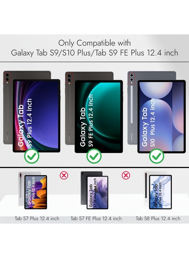 Robustrion Cover for Samsung Tab S9 FE Plus/Tab S10 Plus / S9 Plus 12.4" Cover Case Flip Stand Case Cover for Samsung Galaxy Tab S10+ / S9+ / Tab S9 FE+ Tablet Cover [Auto Sleep/Wake] - Black - Image 2
