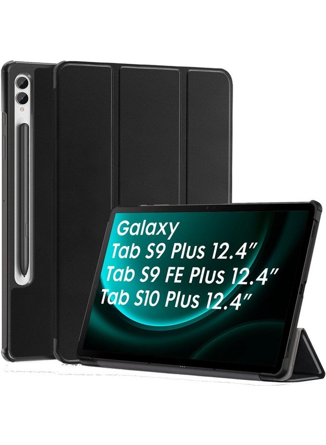 Robustrion Cover for Samsung Tab S9 FE Plus/Tab S10 Plus / S9 Plus 12.4" Cover Case Flip Stand Case Cover for Samsung Galaxy Tab S10+ / S9+ / Tab S9 FE+ Tablet Cover [Auto Sleep/Wake] - Black - Image 1