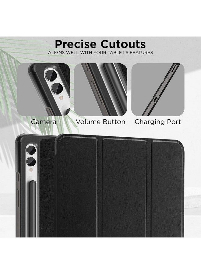 Robustrion Cover for Samsung Tab S9 FE Plus/Tab S10 Plus / S9 Plus 12.4" Cover Case Flip Stand Case Cover for Samsung Galaxy Tab S10+ / S9+ / Tab S9 FE+ Tablet Cover [Auto Sleep/Wake] - Black - Image 4