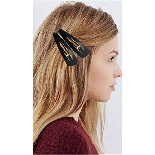 HP HIGH PROFILE Extra Large Tic Tac Hair Clips for Women and Girls (Black Glossy and Matte) -24 Pcs, Pack of 2 - Image 4