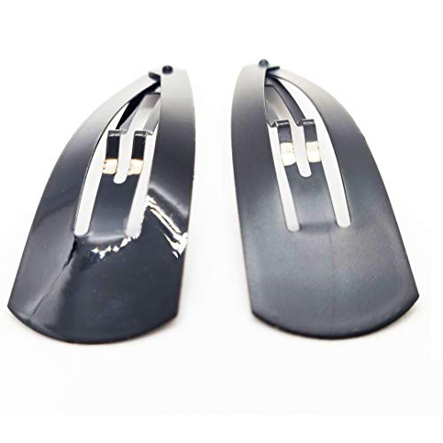 HP HIGH PROFILE Extra Large Tic Tac Hair Clips for Women and Girls (Black Glossy and Matte) -24 Pcs, Pack of 2 - Image 5