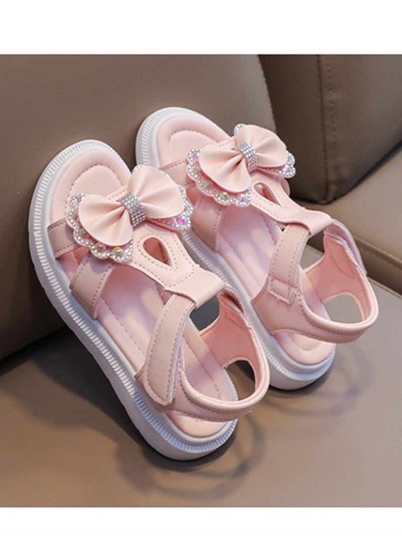 Girls Sandals Summer Children Princess Sandals Student Soft Sole Little Girl Velcro Ultra Light Shoes - Image 5