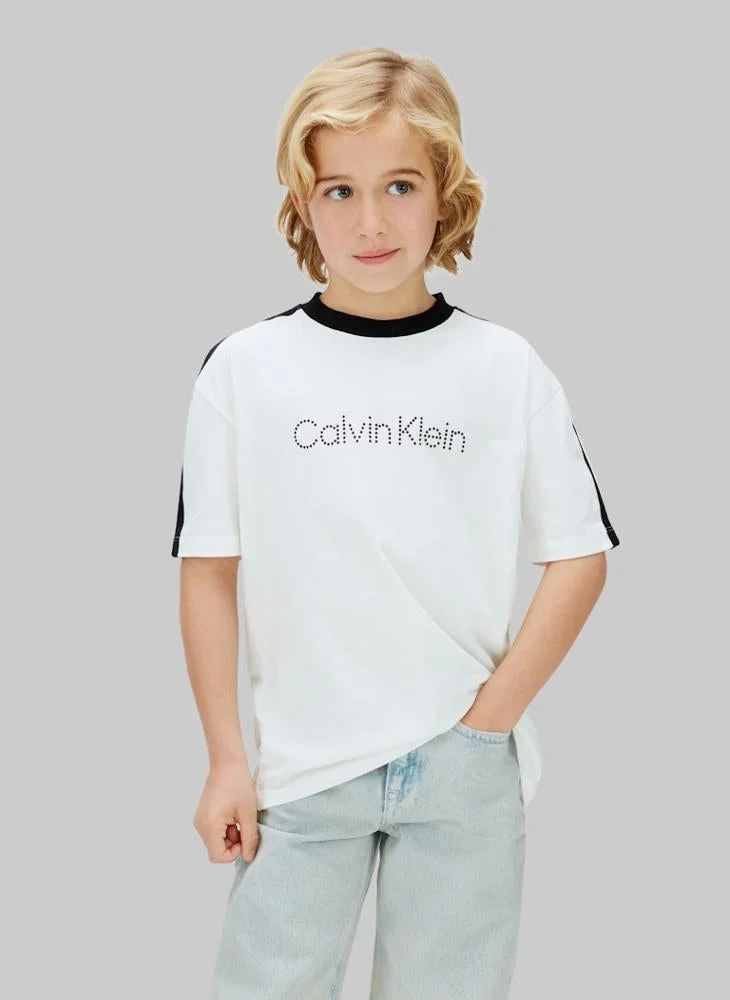 Calvin Klein Jeans Youth Taping Short-Sleeve T-Shirt