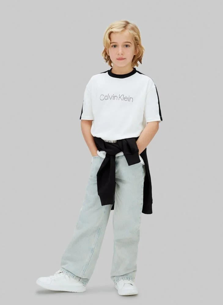 Calvin Klein Jeans  Youth Taping Short-Sleeve T-Shirt for Men | Best Price UAE