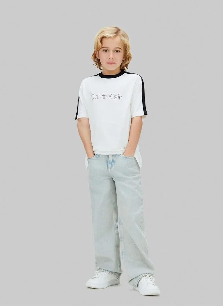 Calvin Klein Jeans  Youth Taping Short-Sleeve T-Shirt for Men | Best Price UAE