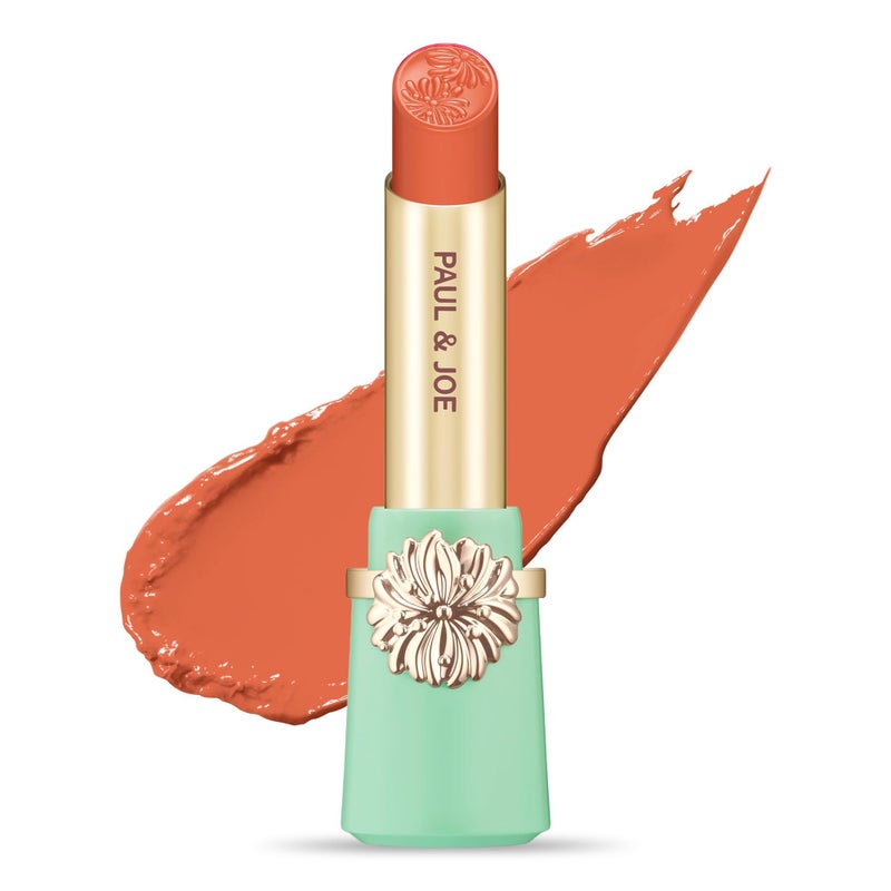 Paul & Joe Moisturizing Lipstick Refill Only, Case Sold Separately, Long Lasting Lipstick for Highly-Pigmented Lip Color, 14 Cat Sneeze - Gentle and Warm Coral Pink Lip Stick, 0.10 oz - Image 1