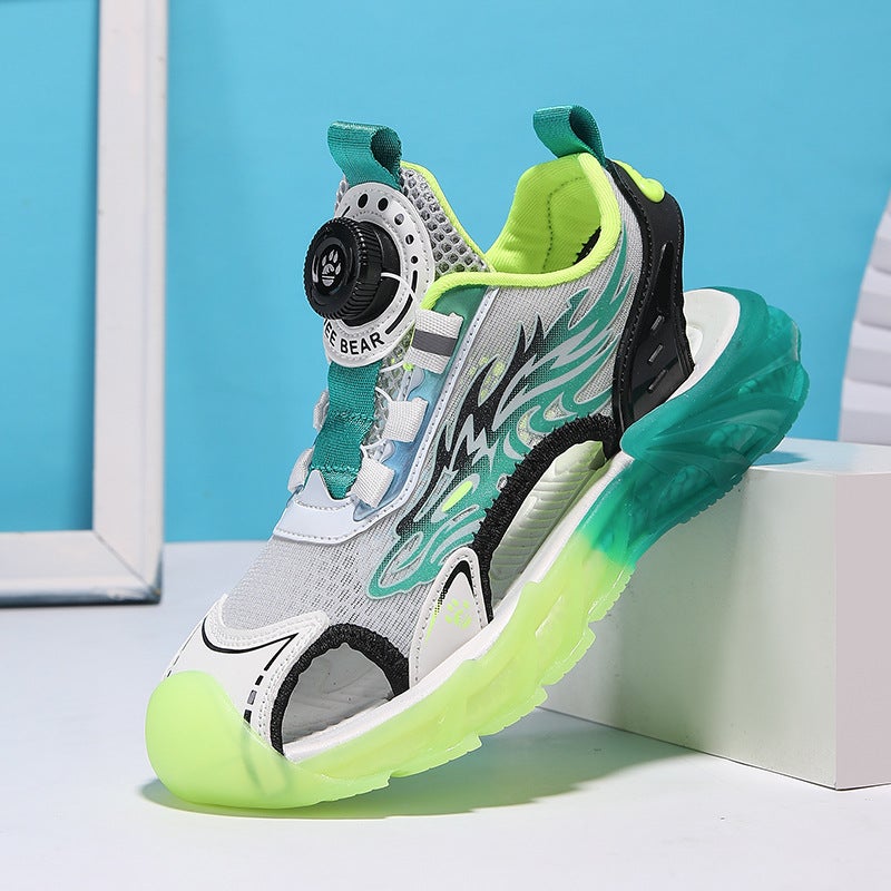 Boys Shoes Sandals Summer Breathable Mesh Shoes For Children Beach Shoes For Middle And Large Children And Primary School Students Boys Mesh Shoes - Image 5