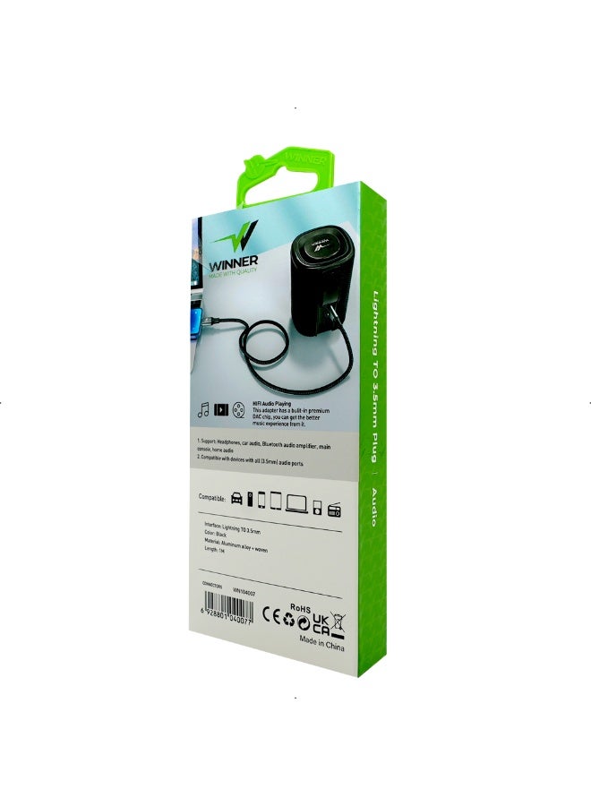 وي وينر وينر وصله صوت لايتنج الى اى يو اكس 3.5mm - Image 2