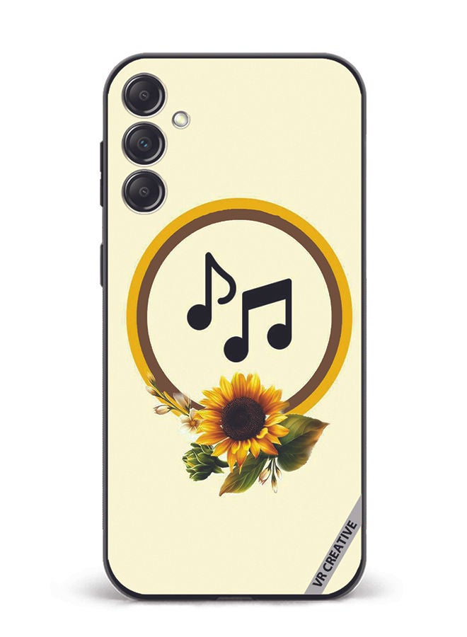 VR CREATIVE Protective Case Cover For Samsung Galaxy A34 Music Design Multicolour - Image 1