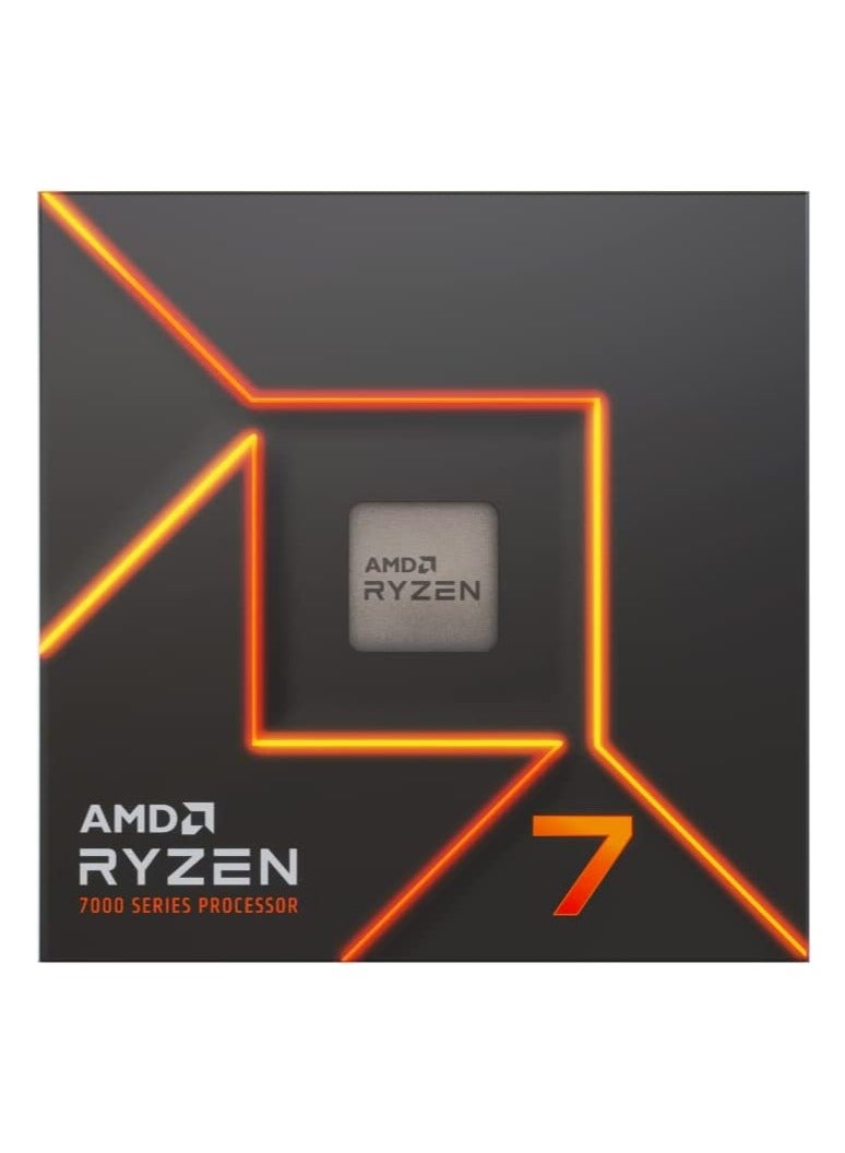AMD Ryzen 7 7700 Desktop Processor 8 Core 16 Thread, 76MB Cache, Up To 5.3 GHz
