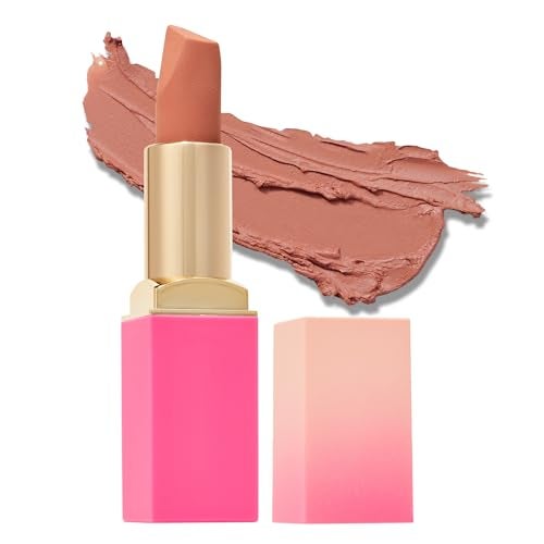 Juvia's Place Juvia's Place The Nude Velvety Matte Lipstick Mademoiselle - Nude Matte Lipstick, Long-lasting Matte Lipstick, Rich-Color Lip Makeup, Creamy Lipstick with Matte Finish, Beauty & Lip Products
