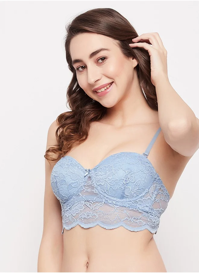 Clovia Clovia Pack of 2 Padded Underwired Full Cup Multiway Strapless Bralette - Lace