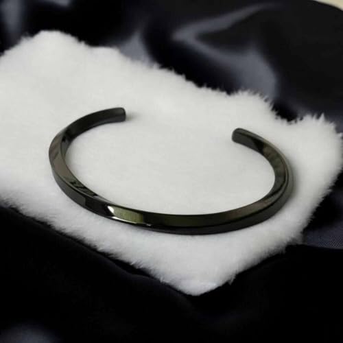 Thrillz Mans Bracelet Exclusive Black For Mens Stainless Steel plain Silver Plated Hand Bracelet For Mens Boys Jewellery - Image 4