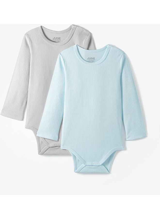 June Baby Interlock 2-Pack Bodysuit